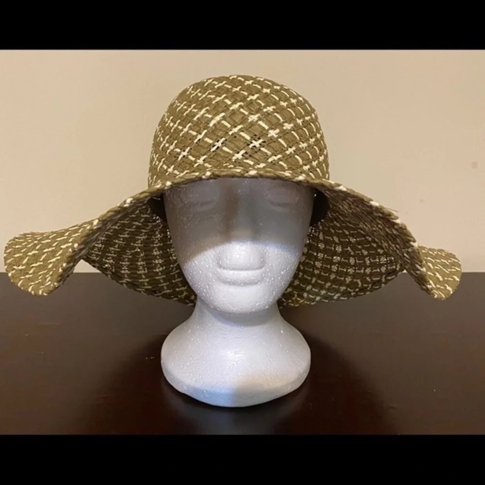 Natural Flexible Straw Sun Hat – Tan - Picture 1 of 5